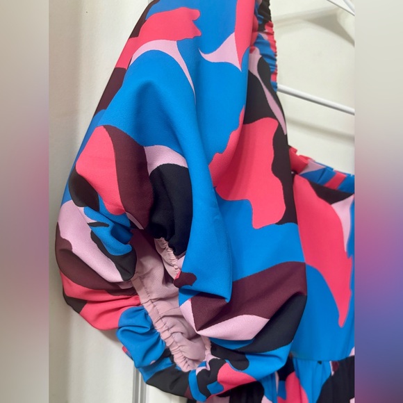 CROSBY BY MOLLIE BURCH Women's Boutique Blue Goldie Maxi Dress XS - Picture 5 of 15